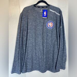 NWT Fanatics NBA Basketball Men’s Long‎ Sleeve Tee Blue Size Large